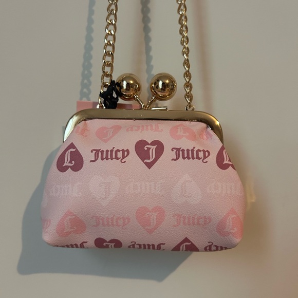 Juicy Hearts Pink Girls Just Wanna Have Fun Coin Purse - Picture 2 of 5